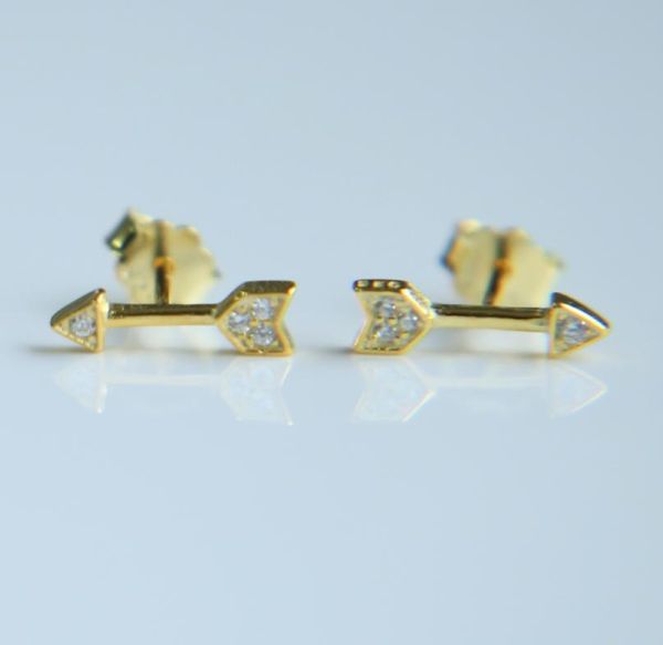 fashion 925 sterling silver arrow stud earring for women wedding stud earring gift2463167, Golden;silver
fashion 925 sterling silver arrow stud earring for women wedding stud earring gift2463167, Golden;silver
