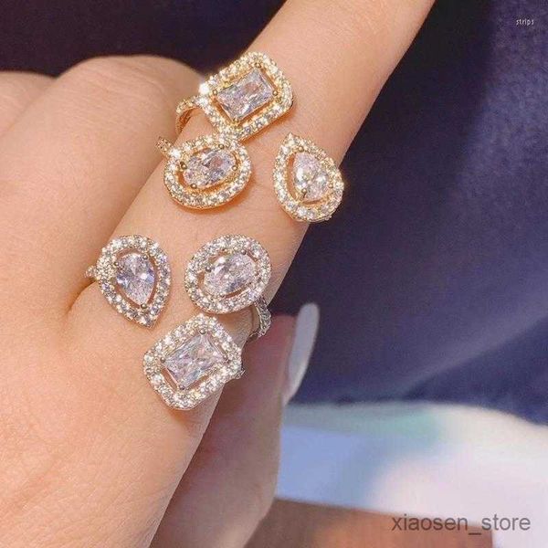 wedding rings rings rings junzi luxury adjustable open for women color crystal bridal wedding jewelry gifts r230626, Slivery;golden
wedding rings rings rings junzi luxury adjustable open for women color crystal bridal wedding jewelry gifts r230626, Slivery;golden