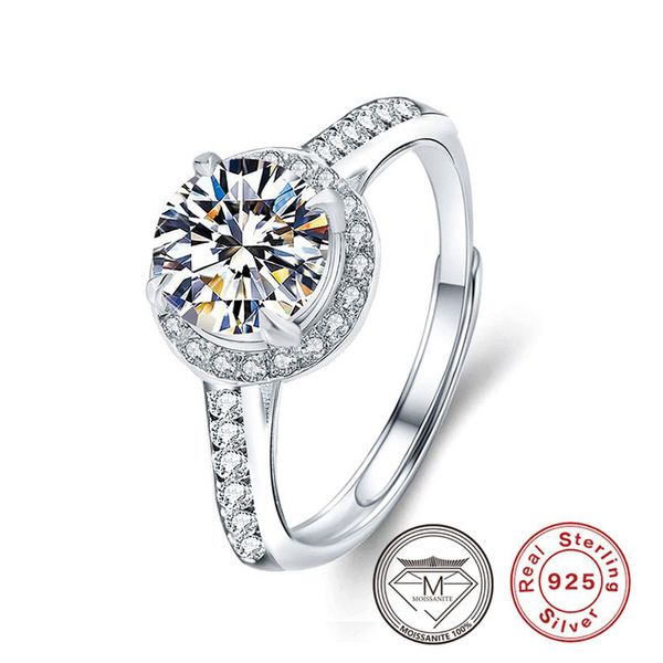 genuine 925 sterling silver moissanite wedding rings for women platinum plated silver adjustable rings engagement party ring jewelry 6.5mm 8
genuine 925 sterling silver moissanite wedding rings for women platinum plated silver adjustable rings engagement party ring jewelry 6.5mm 8