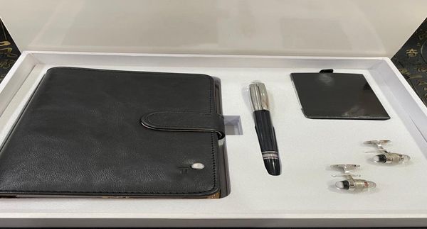 luxury designer cufflinks shirt cuff links cuff link notebook pen set gift7583196, Silver
luxury designer cufflinks shirt cuff links cuff link notebook pen set gift7583196, Silver