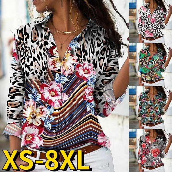 shirts 2023 new spring female floral print shirt vintage elegant long sleeve women's everyday street vneck button blouse xs8xl, White
shirts 2023 new spring female floral print shirt vintage elegant long sleeve women's everyday street vneck button blouse xs8xl, White