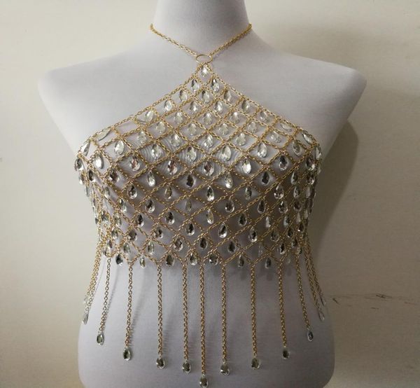 fashion style wrb1016 women gold chains acrylic beads necklace bra costume body wear chain crop party jewelry8087180, Silver
fashion style wrb1016 women gold chains acrylic beads necklace bra costume body wear chain crop party jewelry8087180, Silver