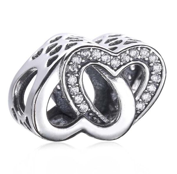 new 100 real 925 sterling silver charm openwork entwined love heart with crystal beads fit women gift european bracelet diy jewel6769732, Black
new 100 real 925 sterling silver charm openwork entwined love heart with crystal beads fit women gift european bracelet diy jewel6769732, Black