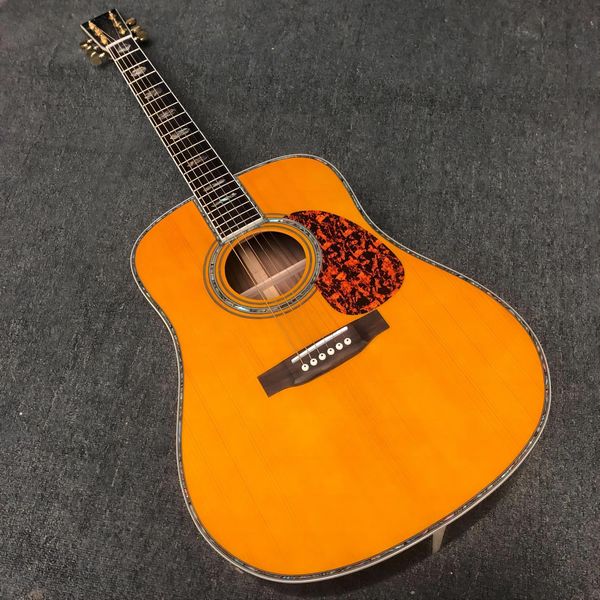 custom guitar, solid aaa spruce rosewood fingerboard, rosewood sides and back, 41-inch high-quality 45 acoustic guitar
custom guitar, solid aaa spruce rosewood fingerboard, rosewood sides and back, 41-inch high-quality 45 acoustic guitar
