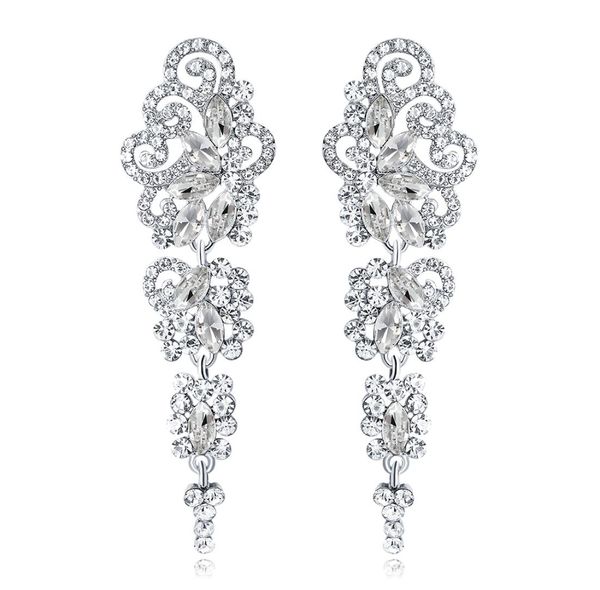 new bridal earrings with crystals rhinestones water drop earring bridal jewelry findings wedding accessories for brides bw0424331549, White
new bridal earrings with crystals rhinestones water drop earring bridal jewelry findings wedding accessories for brides bw0424331549, White