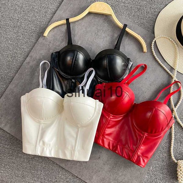 women's t-shirt spaghetti strap tanks camis for women solid colours leather pu femme croset crop with built in bras chic tank camisole, White
women's t-shirt spaghetti strap tanks camis for women solid colours leather pu femme croset crop with built in bras chic tank camisole, White