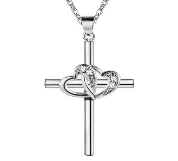 fashion cross crystal zircon stone pendant necklace silver plated necklace jewelry women wedding christmas gift ship9792611
fashion cross crystal zircon stone pendant necklace silver plated necklace jewelry women wedding christmas gift ship9792611