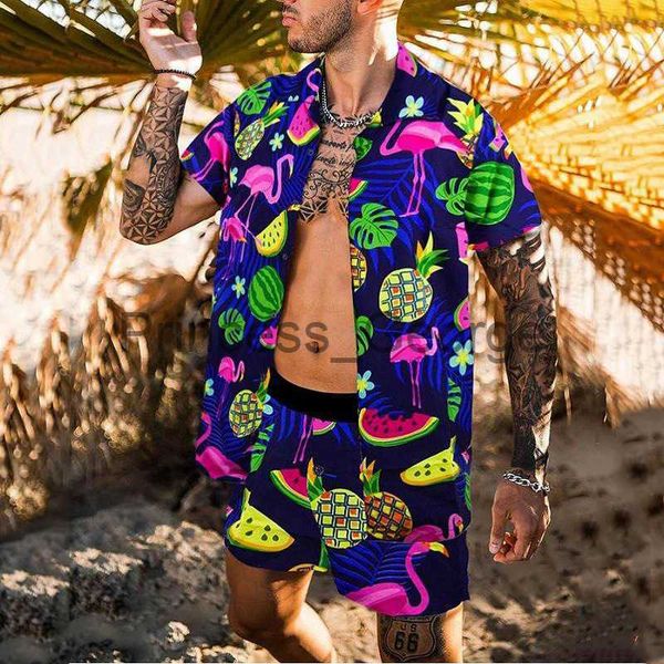 men's tracksuits fashion men hawaiian sets summer fruit printing short sleeve button shirt beach shorts two set casual holiday mens 2 p, Gray
men's tracksuits fashion men hawaiian sets summer fruit printing short sleeve button shirt beach shorts two set casual holiday mens 2 p, Gray