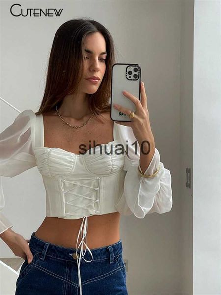 women's t-shirt cutenew solid white bandage long sleeve square collar t-shirt women autumn fashion backless skinny crop wild lady casua
women's t-shirt cutenew solid white bandage long sleeve square collar t-shirt women autumn fashion backless skinny crop wild lady casua