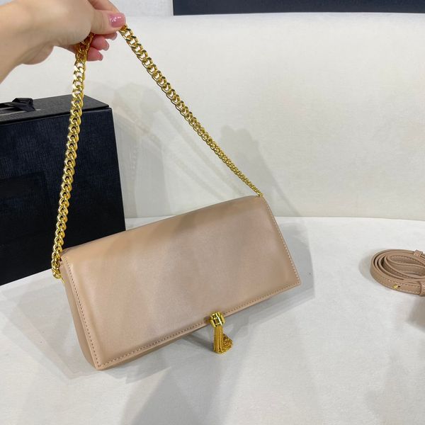 four seasons suitable design sense lambskin gentle elegant temperament women's chain bag hardware letter logo exquisite fringe crossbod
four seasons suitable design sense lambskin gentle elegant temperament women's chain bag hardware letter logo exquisite fringe crossbod