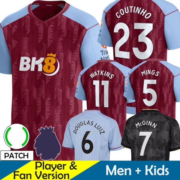 23/24 aston villas soccer jerseys kids kit home 2023 2024 football shirt training away fans player version camisetas futbol mings mcginn bue, Black;yellow
23/24 aston villas soccer jerseys kids kit home 2023 2024 football shirt training away fans player version camisetas futbol mings mcginn bue, Black;yellow