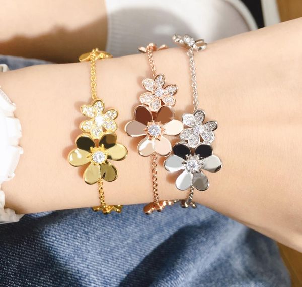 fashion simple four leaf clover 3 flowers bracelet link bangle with diamonds s925 silver 18k gold for womengirls valentine039s7358440, Black
fashion simple four leaf clover 3 flowers bracelet link bangle with diamonds s925 silver 18k gold for womengirls valentine039s7358440, Black