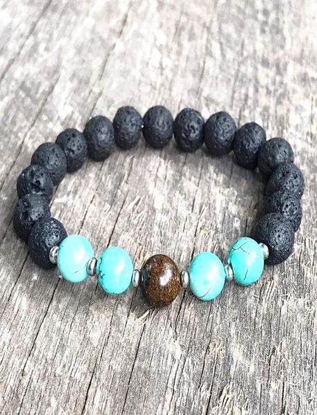 mg0931 genuine hubei turquoise energy bracelet lava stone stretch bracelet trendy meditation yoga jewelry1283467, Black
mg0931 genuine hubei turquoise energy bracelet lava stone stretch bracelet trendy meditation yoga jewelry1283467, Black