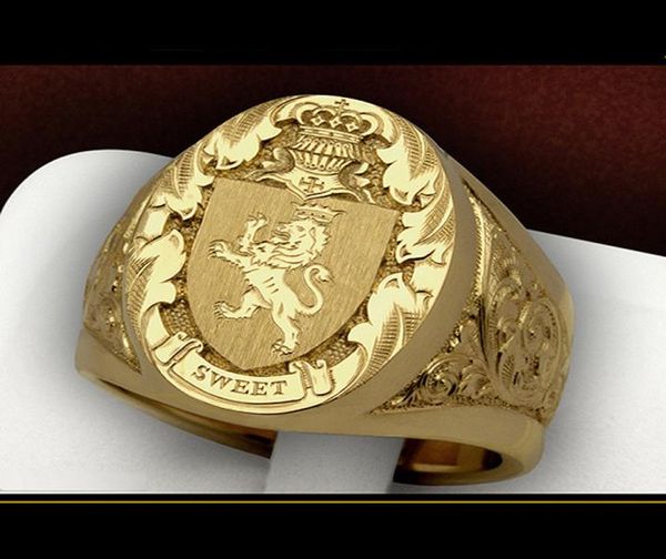 cao shi popular crown lion shield badge ring european and american copper plating yellow gold royal seal mans ring7852049, Silver
cao shi popular crown lion shield badge ring european and american copper plating yellow gold royal seal mans ring7852049, Silver