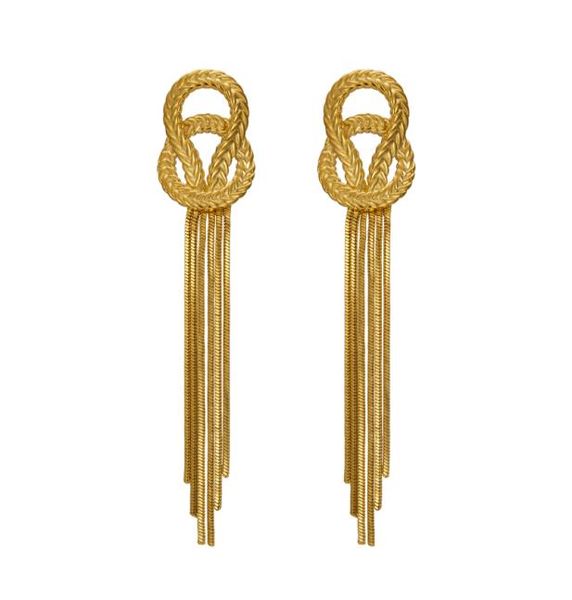 vintage women earring metal knot chain stud earrings for women punk jewelry gold chain tassel earring pendant gothic brincos femme4930327, Golden;silver
vintage women earring metal knot chain stud earrings for women punk jewelry gold chain tassel earring pendant gothic brincos femme4930327, Golden;silver