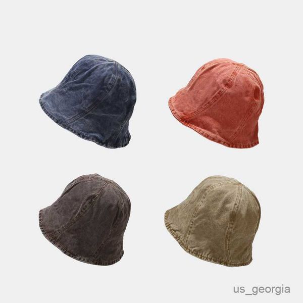 caps new women men washed denim solid bucket hats lady male spring summer autumn fisherman cap hat for women men r230627, Blue;gray
caps new women men washed denim solid bucket hats lady male spring summer autumn fisherman cap hat for women men r230627, Blue;gray