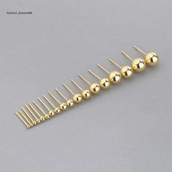 sayyes 925 sterling silver jewelry ball stud earrings 18k gold plated for men and women, Golden
sayyes 925 sterling silver jewelry ball stud earrings 18k gold plated for men and women, Golden