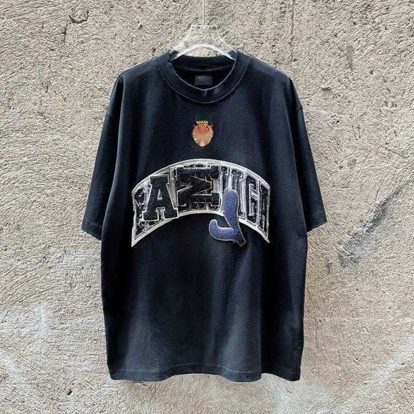 high version football shirt bb embroidery short sleeve tshirts oversize sweatshirt blcg designer tshirt men women loose pullover tee, White;black
high version football shirt bb embroidery short sleeve tshirts oversize sweatshirt blcg designer tshirt men women loose pullover tee, White;black