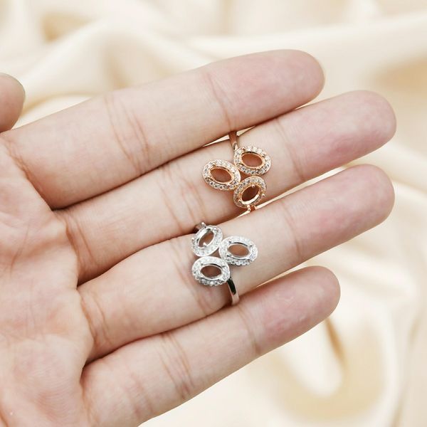 parkas 4x6mm oval prong ring settings solid sier rose gold plated three stones diy adjustable ring bezel 1224089, Black
parkas 4x6mm oval prong ring settings solid sier rose gold plated three stones diy adjustable ring bezel 1224089, Black