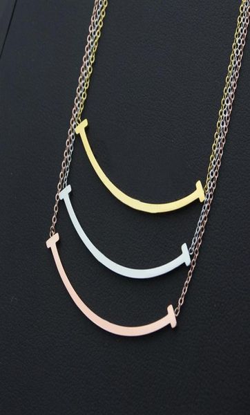new arrive fashion classic lady 316l titanium steel smile lettering 18k plated gold necklaces with double t letter pendant 3 color9157895, Silver
new arrive fashion classic lady 316l titanium steel smile lettering 18k plated gold necklaces with double t letter pendant 3 color9157895, Silver