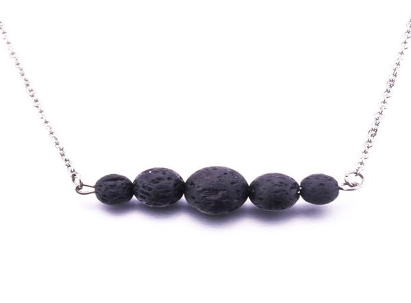 new lava stone stainless steel necklace essential oil diffuser volcanic rock necklace for women jewelry7108760, Silver
new lava stone stainless steel necklace essential oil diffuser volcanic rock necklace for women jewelry7108760, Silver