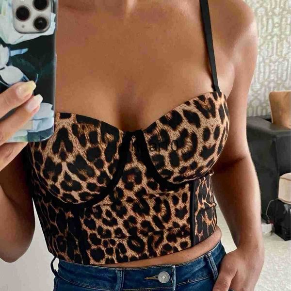 women's t-shirt 2023 new women camisole leopard printing stretch crop underwired bustier bra night club party tank female j230627, White
women's t-shirt 2023 new women camisole leopard printing stretch crop underwired bustier bra night club party tank female j230627, White