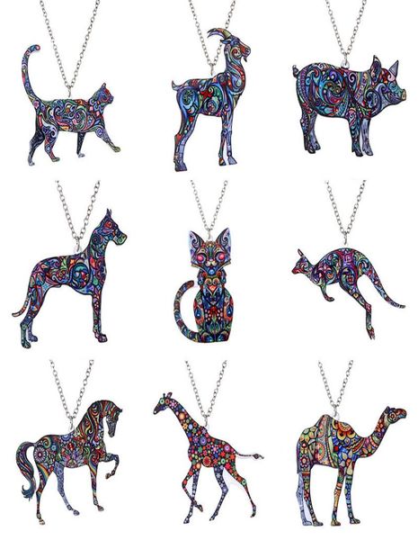 new acrylic thermal transfer necklace fashion sweater chain with 65cm necklaces retro horse dog cat animal necklace9322462, Silver
new acrylic thermal transfer necklace fashion sweater chain with 65cm necklaces retro horse dog cat animal necklace9322462, Silver