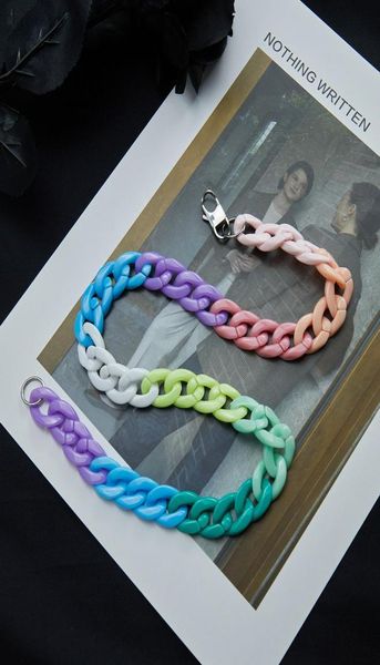 women fashion cute factory whole trendy rainbow colorful acrylic men039s cuban chain link necklace9003901, Silver
women fashion cute factory whole trendy rainbow colorful acrylic men039s cuban chain link necklace9003901, Silver