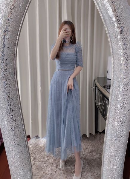 auth s-elf portrait mesh dot fairy blue popular long dress cocktail dress, Black;gray
auth s-elf portrait mesh dot fairy blue popular long dress cocktail dress, Black;gray