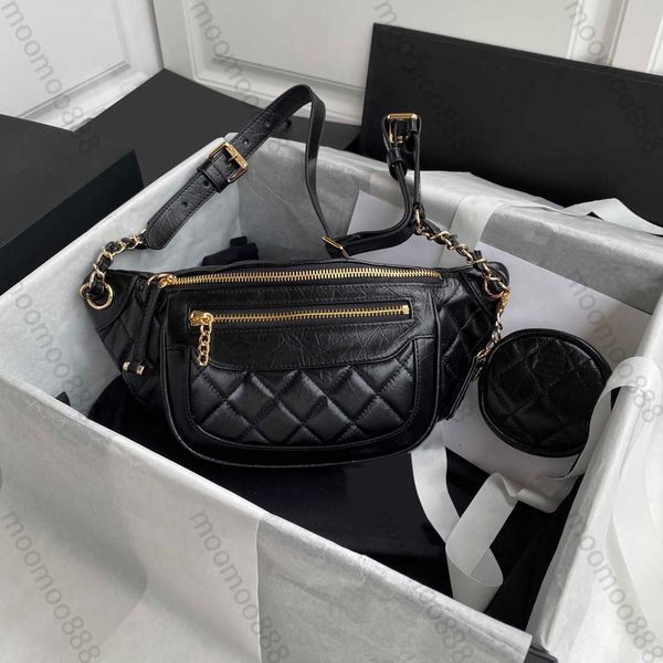10a tier mirror quality 34cm waist bag womens real leather calfskin quilted handbag with coin purse luxury designers black shoulder chain st
10a tier mirror quality 34cm waist bag womens real leather calfskin quilted handbag with coin purse luxury designers black shoulder chain st