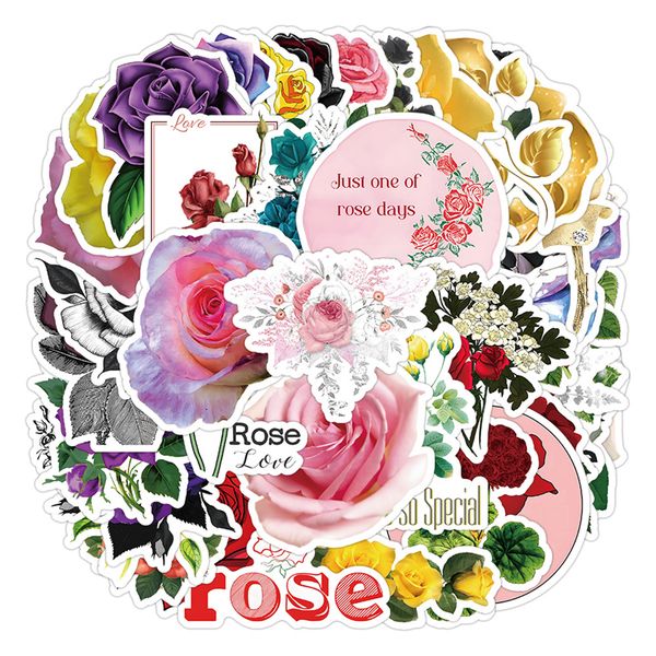 50pcs colorful rose stickers beautiful flower graffiti kids toy skateboard car motorcycle bicycle sticker decals
50pcs colorful rose stickers beautiful flower graffiti kids toy skateboard car motorcycle bicycle sticker decals