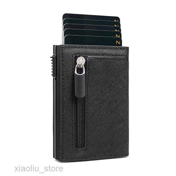 money clips bycobecy rfid credit card holder case smart wallet for men zipper hasp money bag aluminum box slim pu leather wallets coin purse, Black
money clips bycobecy rfid credit card holder case smart wallet for men zipper hasp money bag aluminum box slim pu leather wallets coin purse, Black
