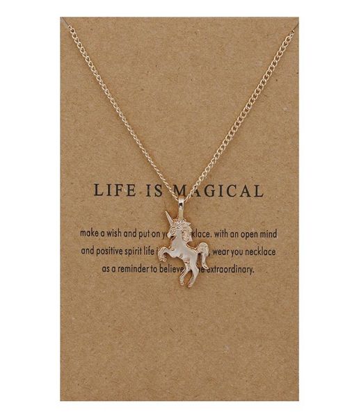fashion no dogeared logo new goldcolor life is magical unicorn horse alloy clavicle chain pendant chocker necklace jewelry gift w9349200, Silver
fashion no dogeared logo new goldcolor life is magical unicorn horse alloy clavicle chain pendant chocker necklace jewelry gift w9349200, Silver