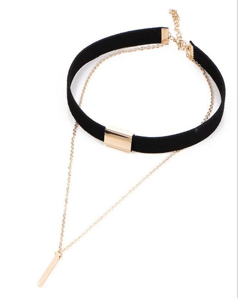 summer fashion style vintage jewelry gold chain double bar pendants leather collar chokers necklace for women gifts hz2303465, Golden;silver
summer fashion style vintage jewelry gold chain double bar pendants leather collar chokers necklace for women gifts hz2303465, Golden;silver