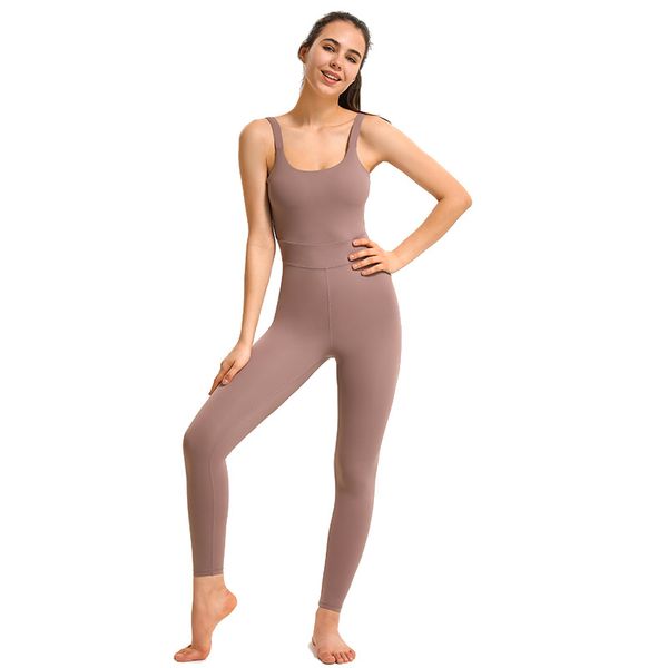 european and american one-piece jumpsuit tight sleeveless fitness suit womens hollow-out beauty back dance yoga clothes pilates
european and american one-piece jumpsuit tight sleeveless fitness suit womens hollow-out beauty back dance yoga clothes pilates