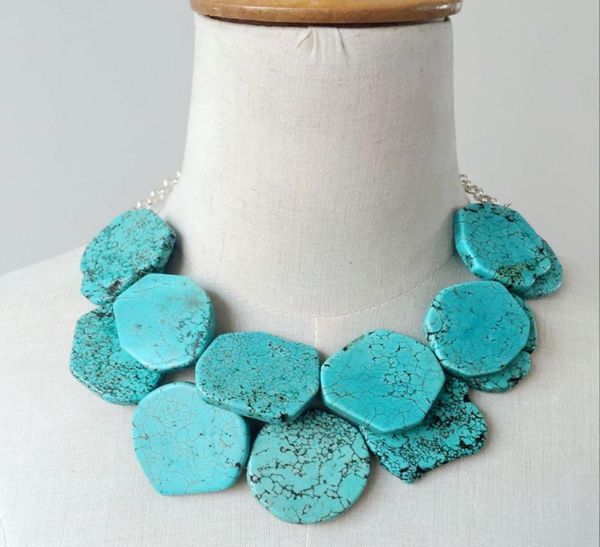 whole new design turquoise stone two layered necklace collar choker fashion punk statement chunky necklace1697229, Silver
whole new design turquoise stone two layered necklace collar choker fashion punk statement chunky necklace1697229, Silver