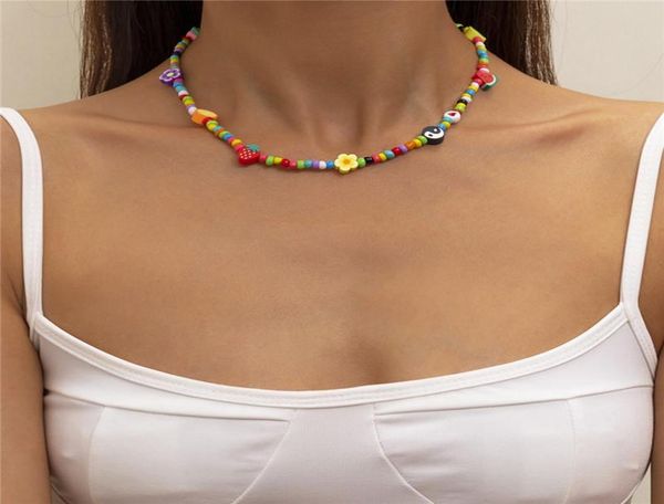 multi element fruit beaded necklaces pottery woven flower orange clavicle chain women colorful strawberry watermelon dress party n7215528, Silver
multi element fruit beaded necklaces pottery woven flower orange clavicle chain women colorful strawberry watermelon dress party n7215528, Silver