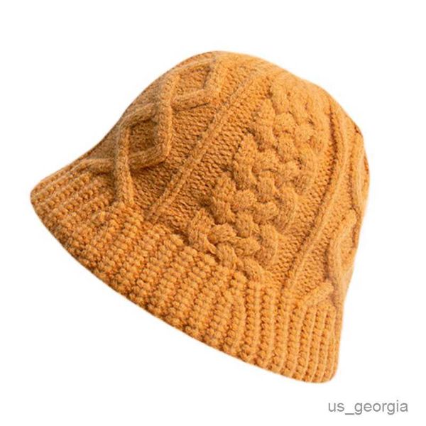 caps wool blended woolen yarn bucket hat women winter version versatile warm solid color knitted thickened basin hat r230627, Blue;gray
caps wool blended woolen yarn bucket hat women winter version versatile warm solid color knitted thickened basin hat r230627, Blue;gray