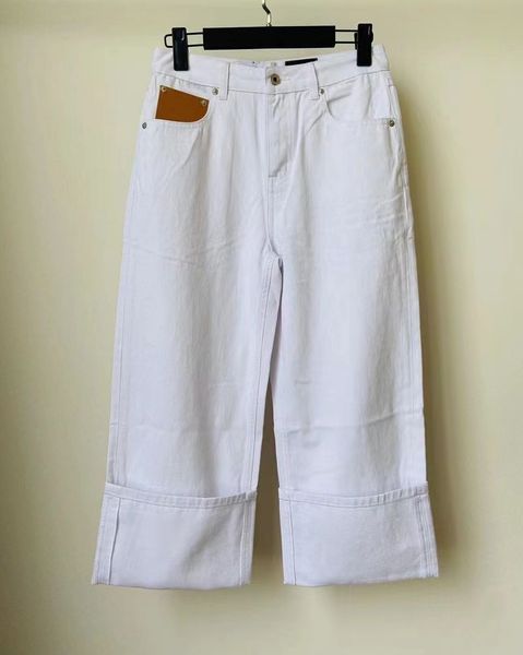 designer jeans women embroidery anagram female denim fisherman cuffed spring fashion high waist wide leg flare straight pants casual style l, Blue
designer jeans women embroidery anagram female denim fisherman cuffed spring fashion high waist wide leg flare straight pants casual style l, Blue