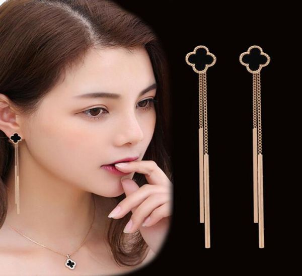 fashion fourleaf grass silver needle korean temperament female length personality wild earrings simple earrings christmas gifts j4548372, Golden
fashion fourleaf grass silver needle korean temperament female length personality wild earrings simple earrings christmas gifts j4548372, Golden