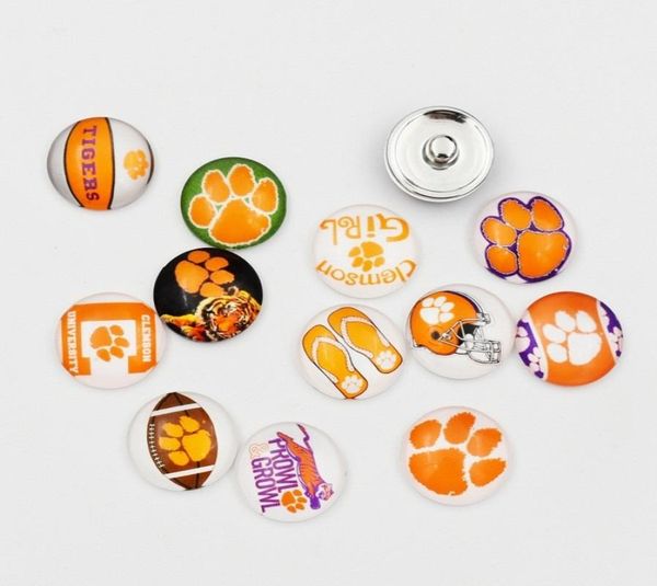 clemson tigers snap buttons 18mm round glass college sports team snap charms snap accessories for necklace bracelet e3378911, Bronze;silver
clemson tigers snap buttons 18mm round glass college sports team snap charms snap accessories for necklace bracelet e3378911, Bronze;silver