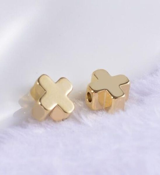 100pcslot cross beads gold plated spacer beads jewerly accessories 6mm for diy making3654375, Black
100pcslot cross beads gold plated spacer beads jewerly accessories 6mm for diy making3654375, Black