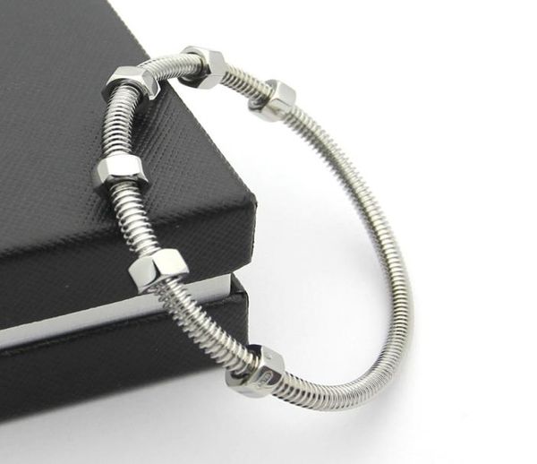 factory 2017 new 6 screw bracelets men and women lovers thread titanium bracelet6612900, Black
factory 2017 new 6 screw bracelets men and women lovers thread titanium bracelet6612900, Black