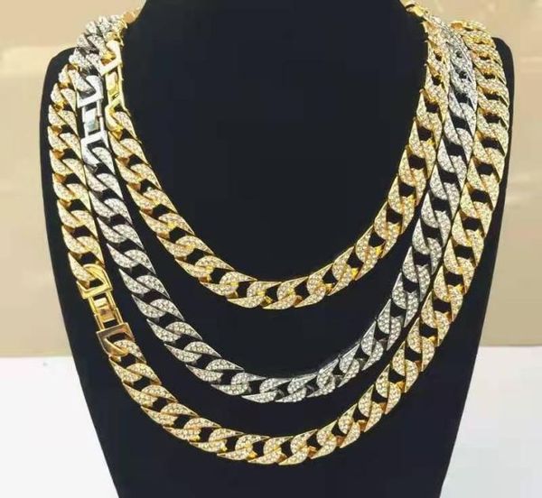 chains rapper hip hop iced out paved rhinestone 15mm miami curb cuban link chain gold sliver necklaces for men women jewelry set c4908073, Silver
chains rapper hip hop iced out paved rhinestone 15mm miami curb cuban link chain gold sliver necklaces for men women jewelry set c4908073, Silver