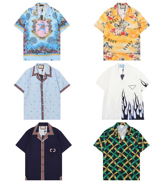 23 spring and summer new digital pattern letter printed short-sleeved shirt lapel shirt for men and women trend loose pullover, White;black
23 spring and summer new digital pattern letter printed short-sleeved shirt lapel shirt for men and women trend loose pullover, White;black