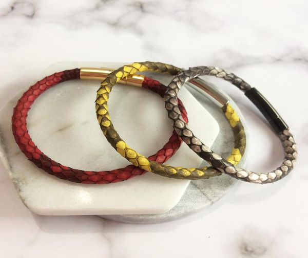 luxury men blue bracelet with silver magnet python watch brand genuine leather strap bracelets women c190413023211256, Black
luxury men blue bracelet with silver magnet python watch brand genuine leather strap bracelets women c190413023211256, Black