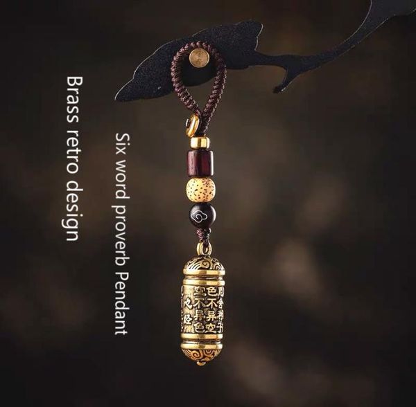 brass retro design sixcharacter proverbs buddhist noun key chain necklace pendant handmade lotus heart sutra amulet storage tank 7052013, Bronze;silver
brass retro design sixcharacter proverbs buddhist noun key chain necklace pendant handmade lotus heart sutra amulet storage tank 7052013, Bronze;silver