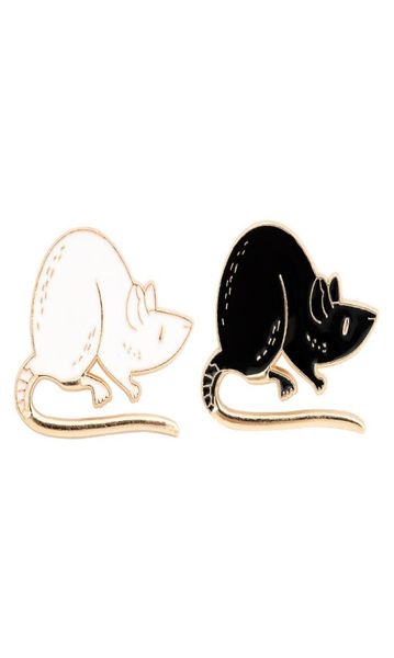 black and white mouse brooch alloy enamel lapel pin badge jewelry denim shirt backpack metal decoration button broach3648963, Gray
black and white mouse brooch alloy enamel lapel pin badge jewelry denim shirt backpack metal decoration button broach3648963, Gray