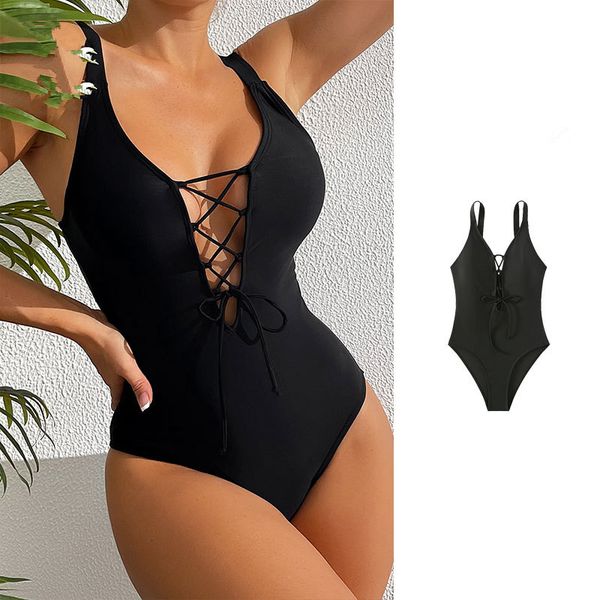 vintage swim wear for women 2023 solid color beachwear backless bathing suit lady lace-up water sports one piece bikini set
vintage swim wear for women 2023 solid color beachwear backless bathing suit lady lace-up water sports one piece bikini set