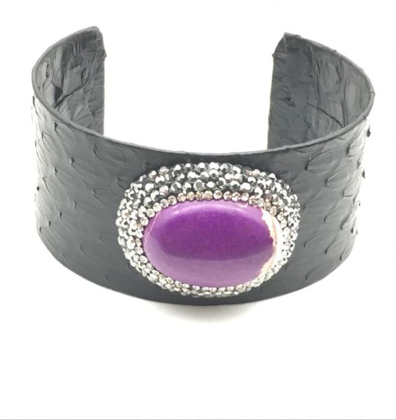 40cm new black purple gem leather bracelet leather skin charm pavement paint diamond bracelet6147877, Golden;silver
40cm new black purple gem leather bracelet leather skin charm pavement paint diamond bracelet6147877, Golden;silver